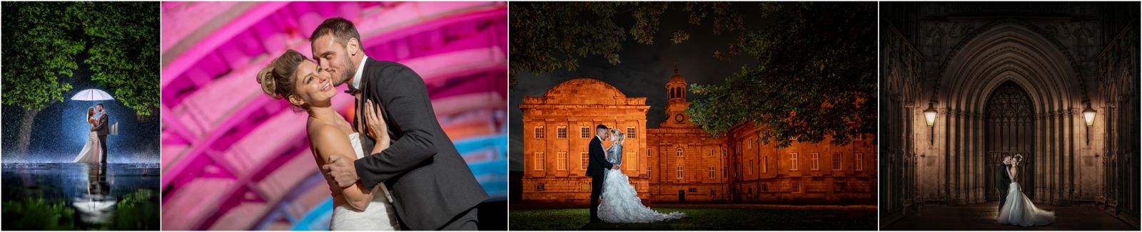 York night time wedding photography training course