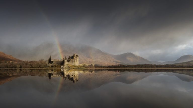 Kilchurn Castle near Glencoe taken on a Chris Chambers Landscape Photography training course